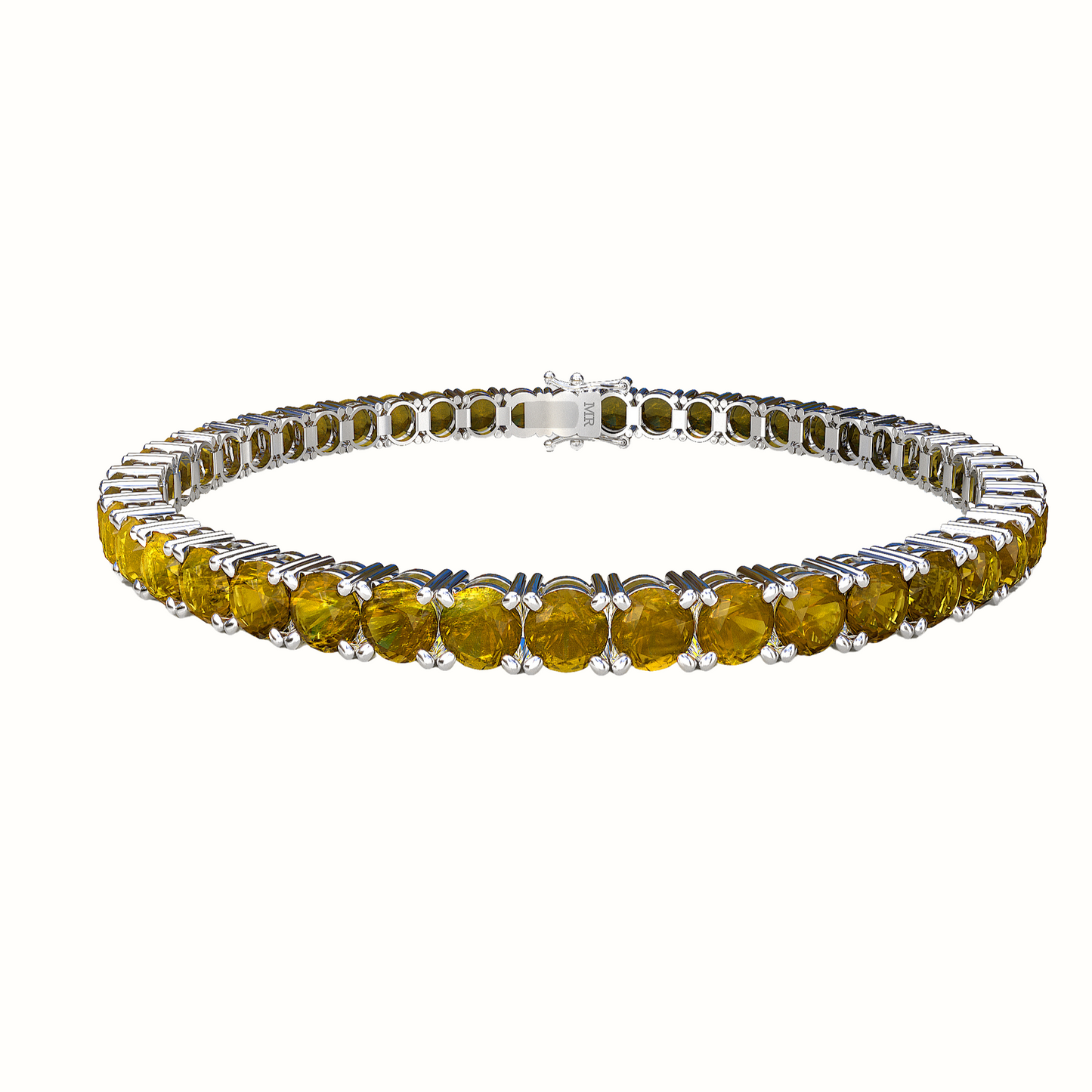 Tennis Bracelet Zafiro Amarillo