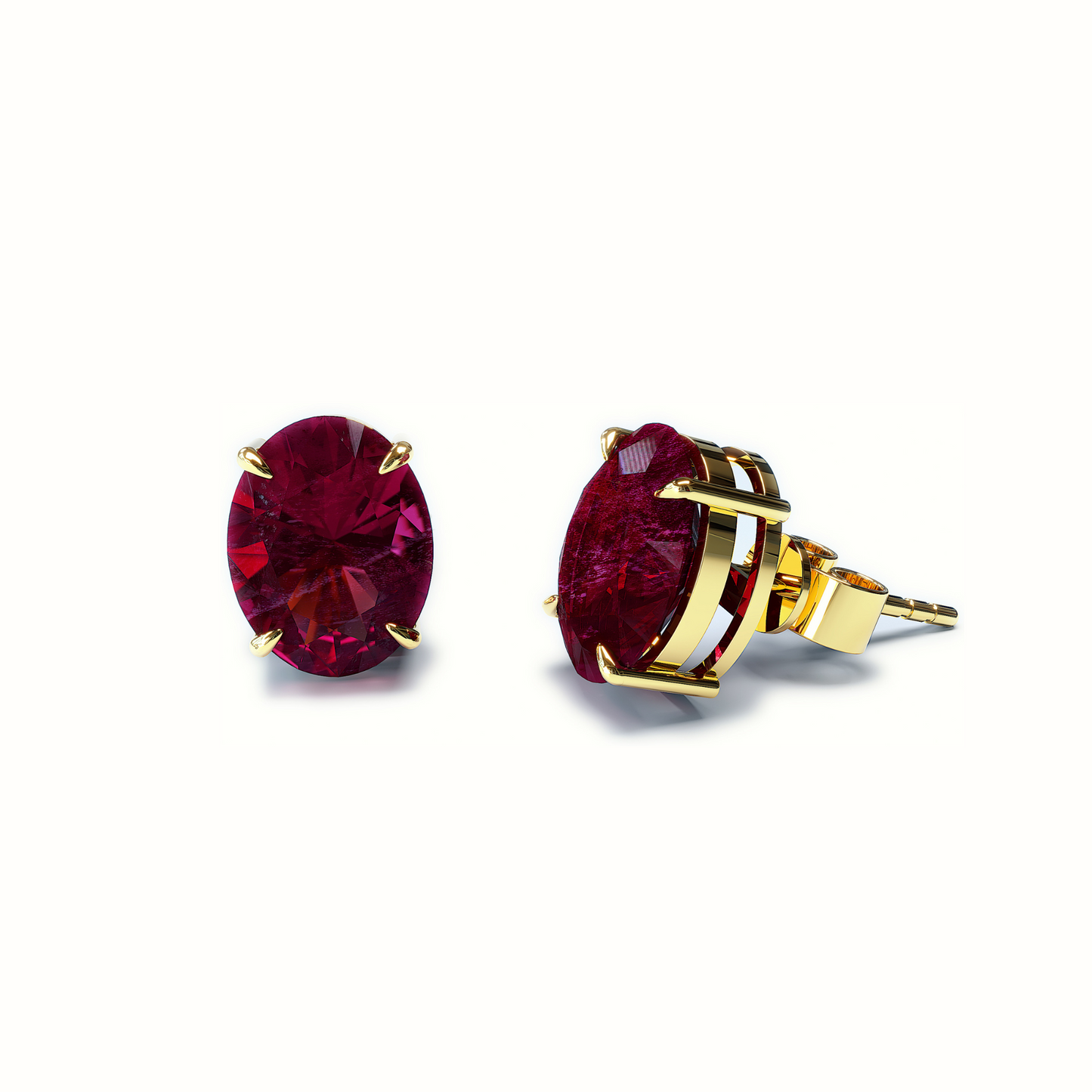 Aretes Rubí