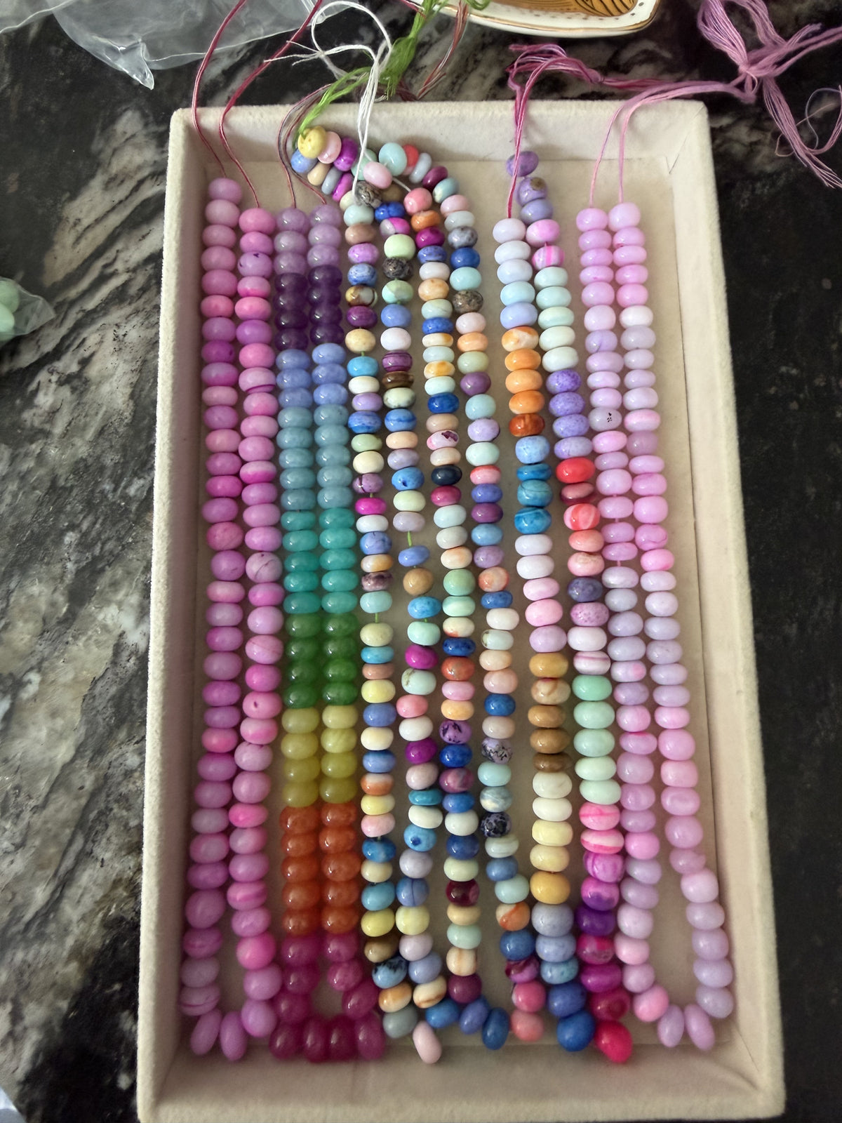 Inspiración para collar de piedras naturales MISHE