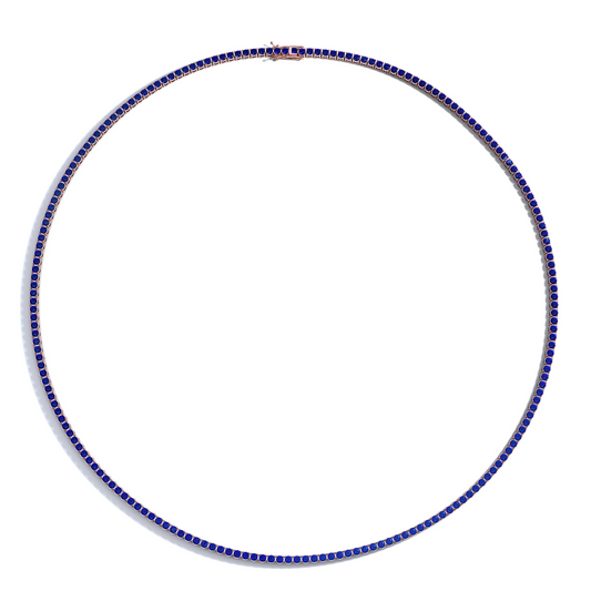 Collar Tennis Zafiro