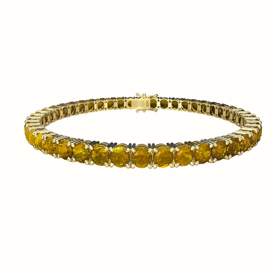 Tennis Bracelet Zafiro Amarillo