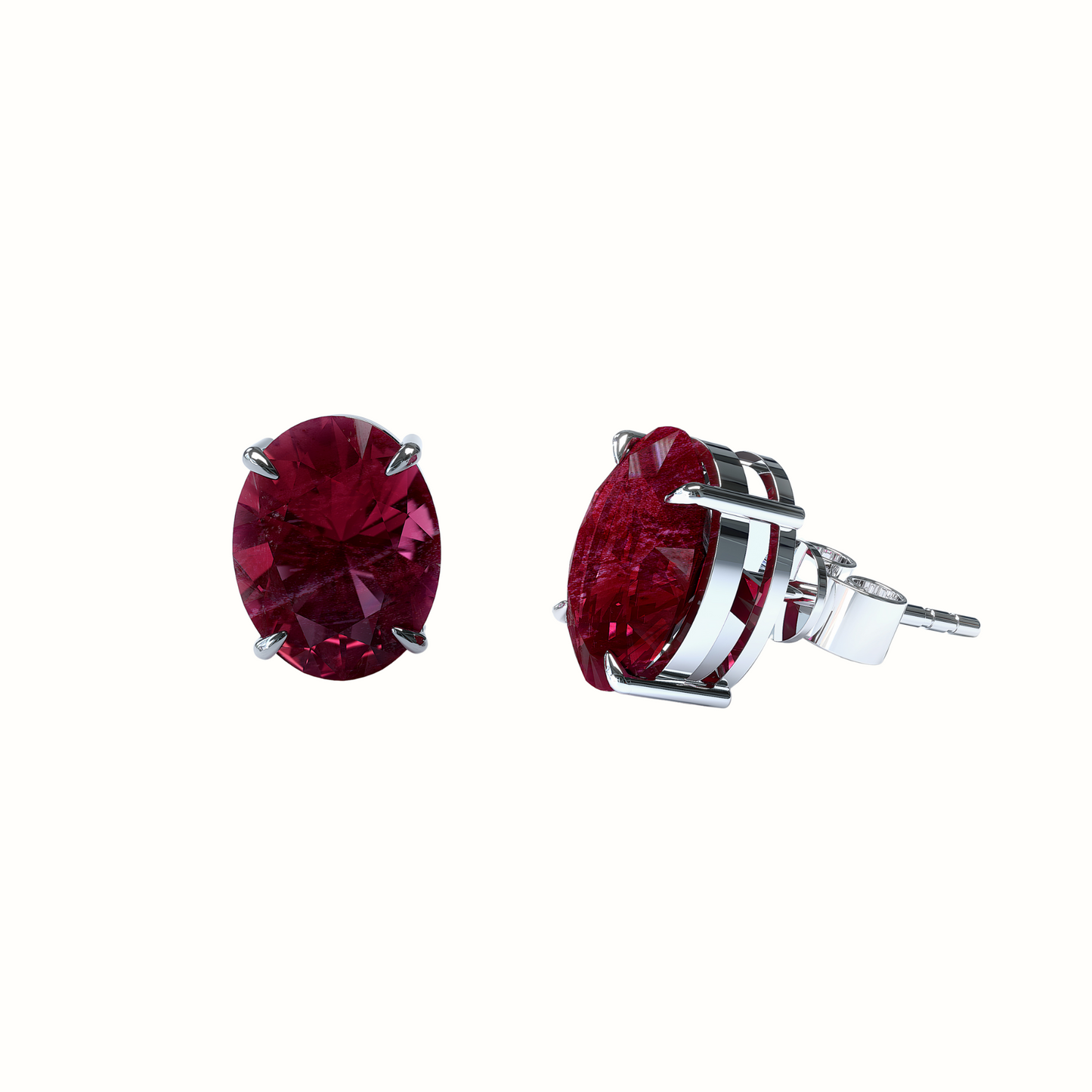 Aretes Rubí