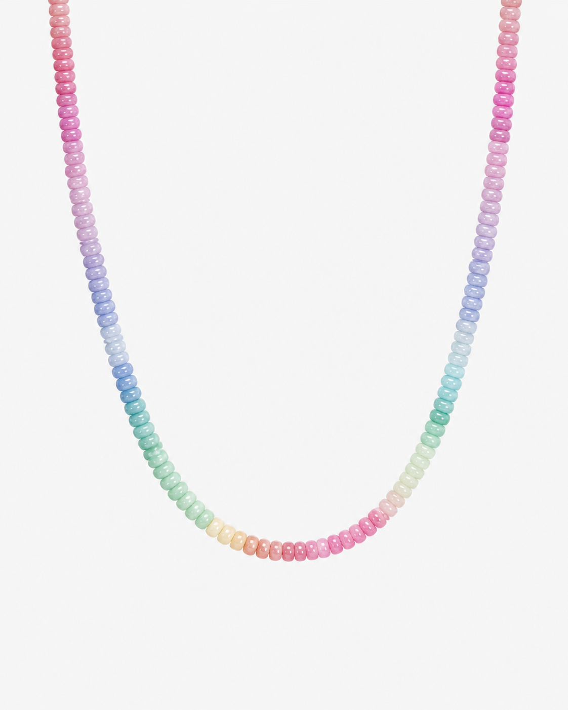 Collar de Beads (Cuarzo, Ópalo o Moonstone)