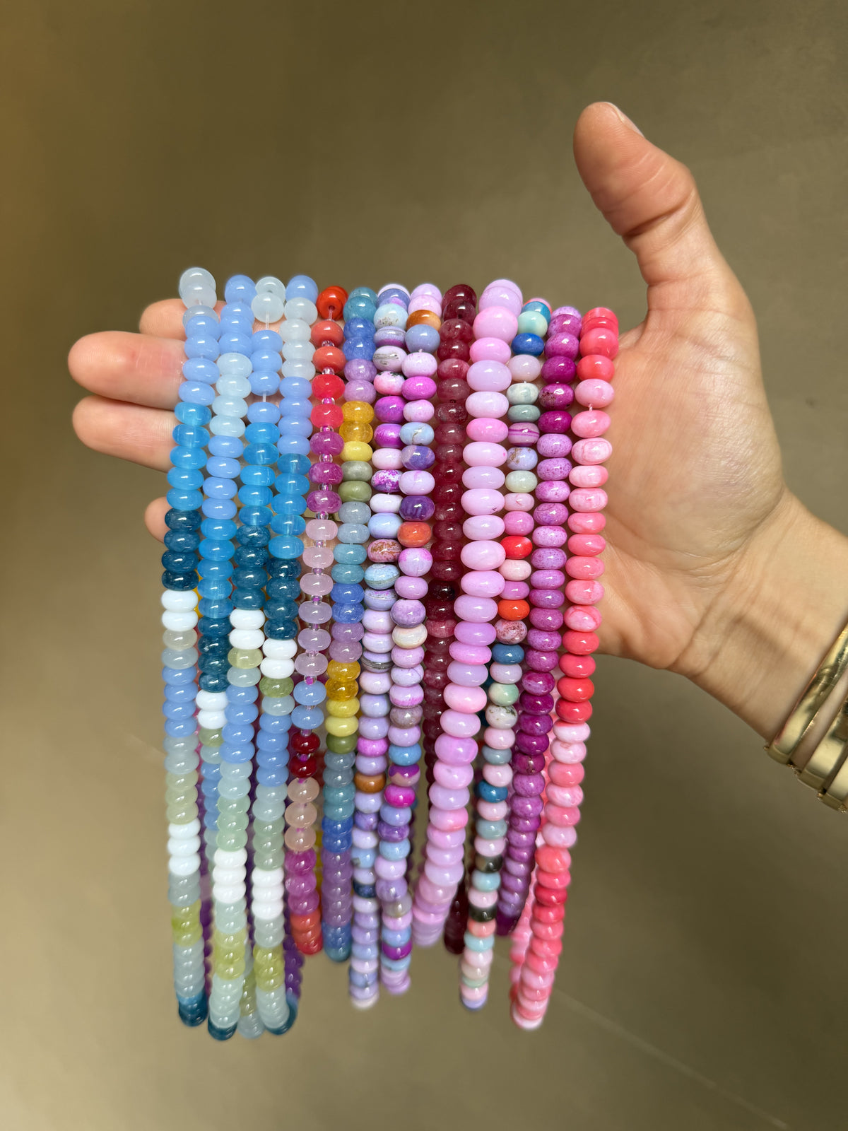 Inspiración para collar de piedras naturales MISHE